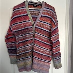 Line Rainbow Cardigan - M